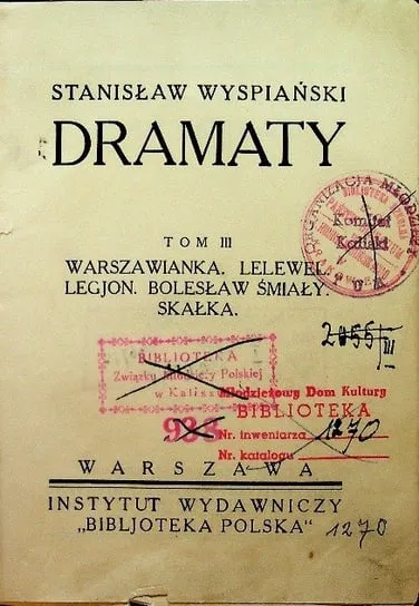 Wyspiański Dzieła Tom III Dramaty Tom III 1925 r. Wysoka jakość