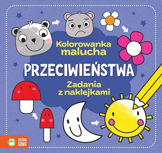 Darmowy zwrot Przeciwieństwa. Kolorowanka malucha