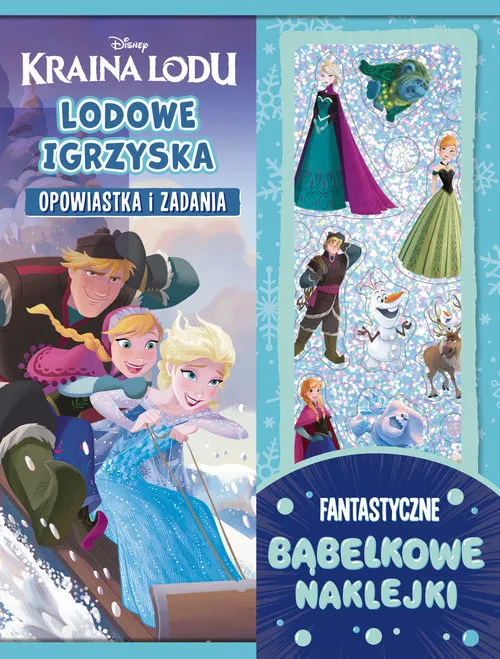 Kup online Lodowe igrzyska. Opowiastka i zadania. Fantastyczne bąbelkowe naklejki. Disney Kraina Lodu