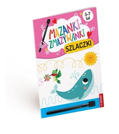 Mazanki-zmazywanki. Kolorowe szlaczki. Ćwiczenia - Anna Borchard Okazja