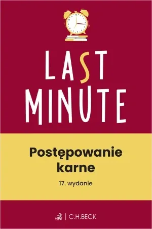 Tylko dziś Last Minute. Postępowanie karne + testy online - praca zbiorowa