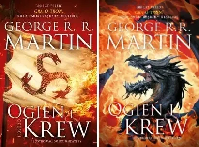 Pakiet Ogień i krew Części I-II George R.R. Martin - Martin George R.R Wysoka jakość